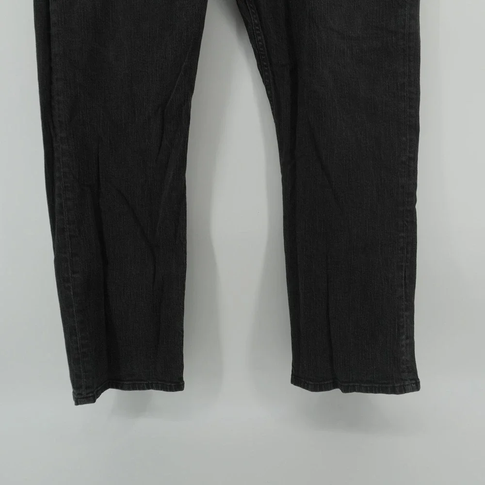 Levi's 569 Loose Straight Jeans Mens 40x32 Black Faded Denim Relaxed Fit